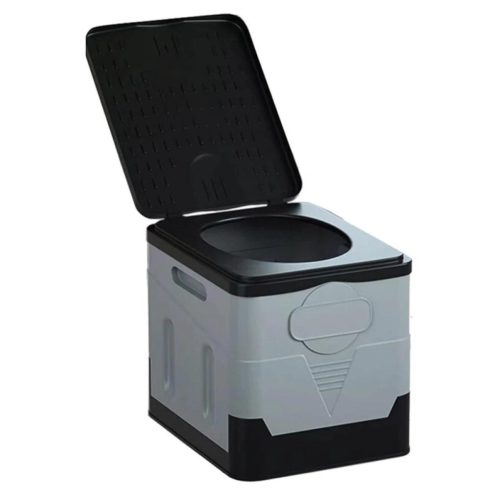 Portable Toilet Adult Outdoor Porta Potty, Collapsible Waterproof Sturdy