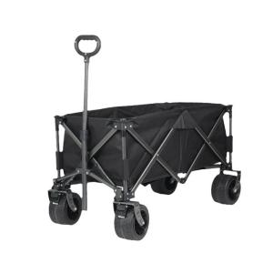 Big Tank Wheels Beach Wagon 360 Degree Rotation Dual Brake Wheels Foldable Cart Garden Outdoor Picnic