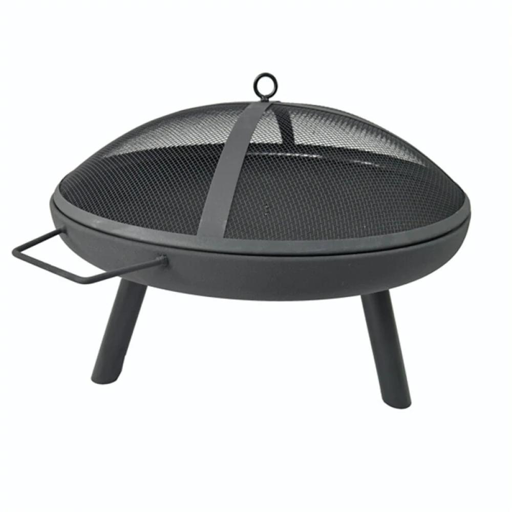 Round Utility Grill Fire Pit Stove Simple Cauldron for Outdoor or Yard. Nice!