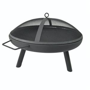 Round Utility Grill Fire Pit Stove Simple Cauldron for Outdoor or Yard. Nice!
