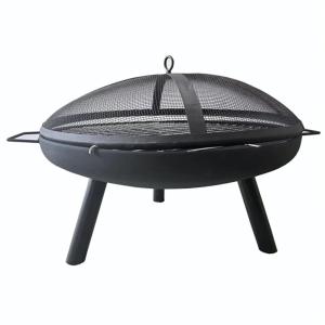 Round Utility Grill Fire Pit Stove Simple Cauldron for Outdoor or Yard. Nice!