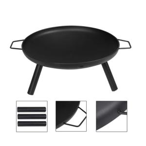 Round Utility Grill Fire Pit Stove Simple Cauldron for Outdoor or Yard. Nice!
