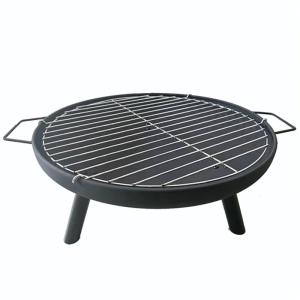 Round Utility Grill Fire Pit Stove Simple Cauldron for Outdoor or Yard. Nice!