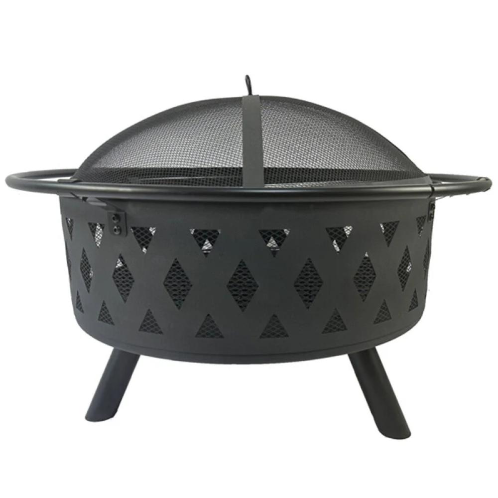 32 inch Wood Burning Fire Pit Stove Firepit Heater with Poker