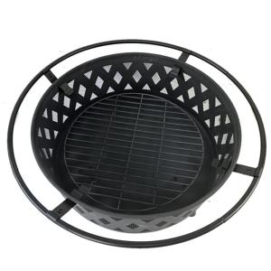 32 inch Wood Burning Fire Pit Stove Firepit Heater with Poker