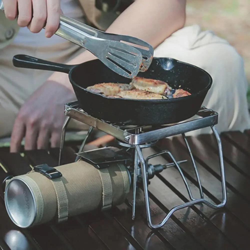 Outdoor Portable Foldable Stove Stand Rack BBQ