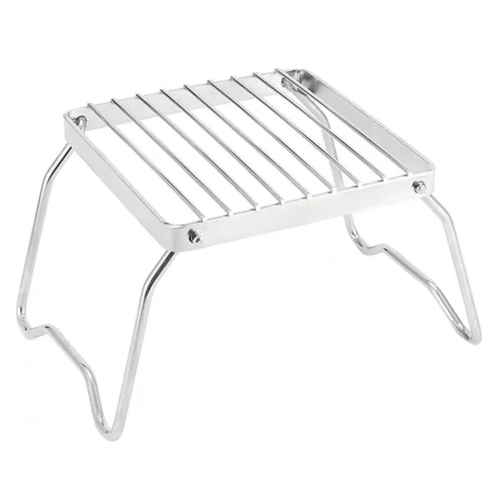 Outdoor Portable Foldable Stove Stand Rack BBQ