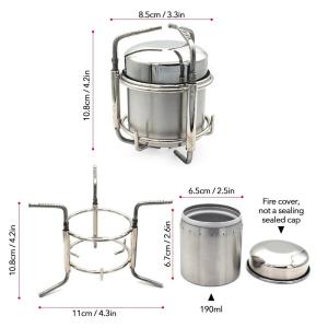 Portable Liquid Alcohol Stove, Great for Camping!
