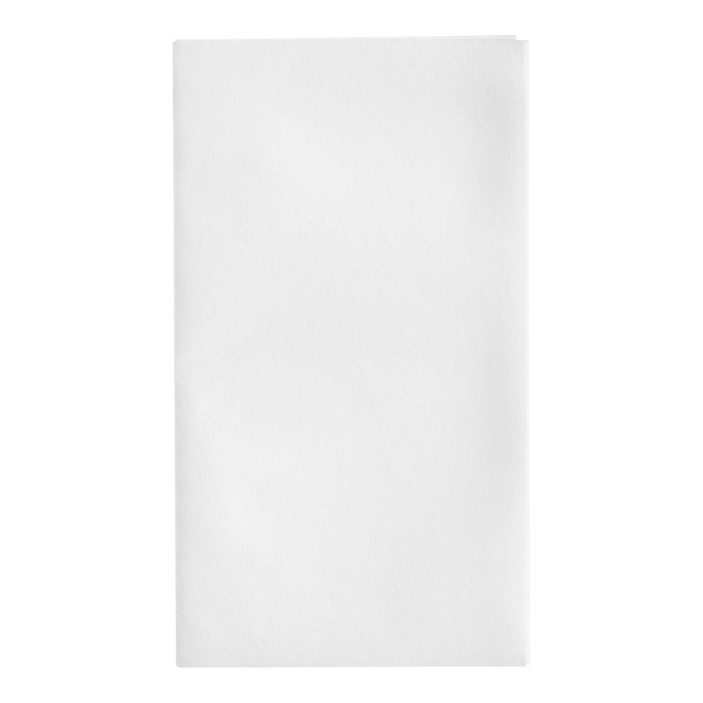 Choice Premium White Customizable Linen-Feel 1/8 Fold Dinner Napkin - 500/Case