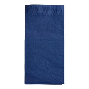 Quickset 17" Square 2-Ply Navy Pocket Fold Dinner Napkin - 800/Case