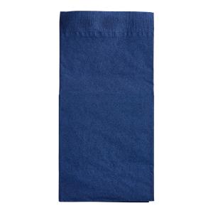 Quickset 17" Square 2-Ply Navy Pocket Fold Dinner Napkin - 100/Pack