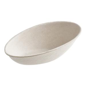 EcoChoice 1 oz. No PFAS Added Natural Plant Fiber Appetizer Bowl - 25/Pack