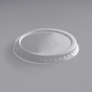 Choice 4 oz. Round PET Take-Out Lid - 50/Pack