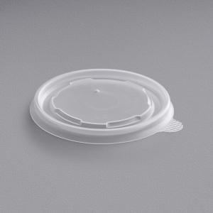 Choice 4 oz. Round Polypropylene Take-Out Lid - 50/Pack