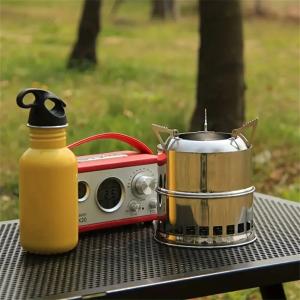 Outdoor Stove Portable Folding Wood Stove Stainless Steel