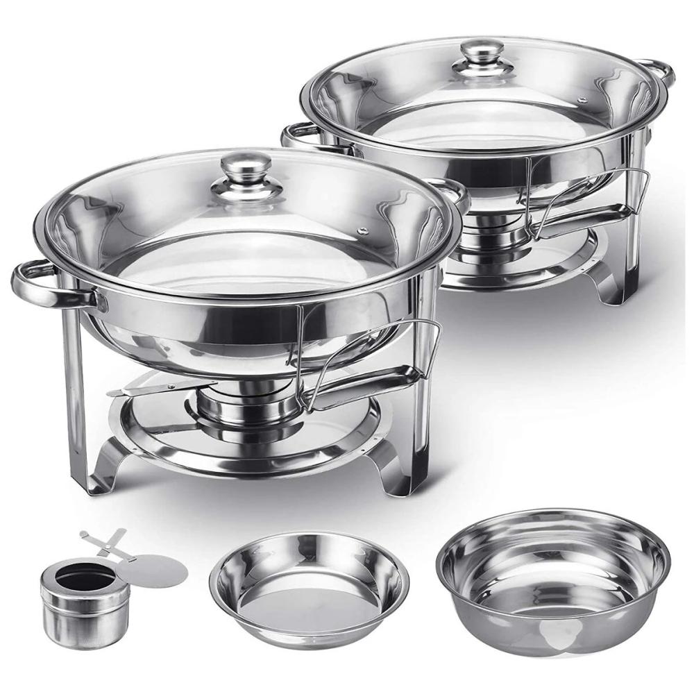 2pcs Set Stainless Steel Dining Stove 2 Pack 4 Liter Cooker