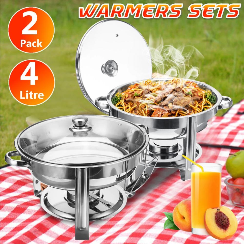 2pcs Set Stainless Steel Dining Stove 2 Pack 4 Liter Cooker