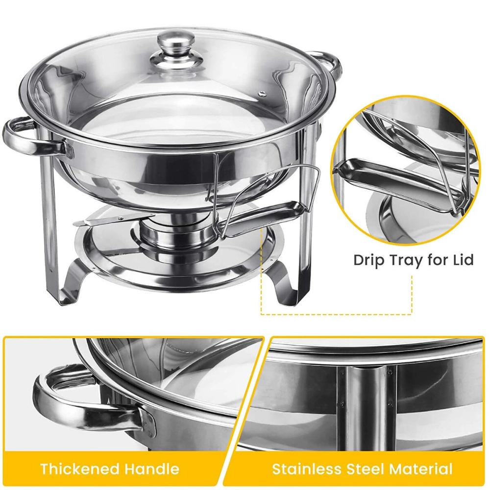 2pcs Set Stainless Steel Dining Stove 2 Pack 4 Liter Cooker