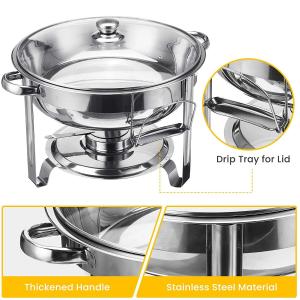 2pcs Set Stainless Steel Dining Stove 2 Pack 4 Liter Cooker