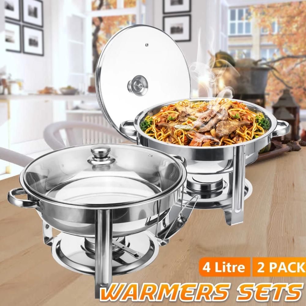 2pcs Set Stainless Steel Dining Stove 2 Pack 4 Liter Cooker