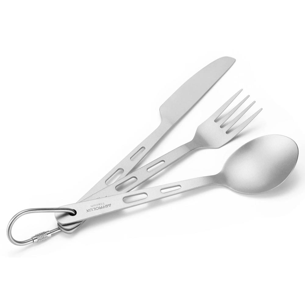 Ti-FS1 Titanium Flatware Set