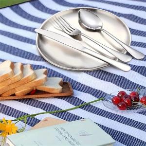 11pcs Stainless Steel Flatware Set for Camping, Hiking & Outdoor Dining