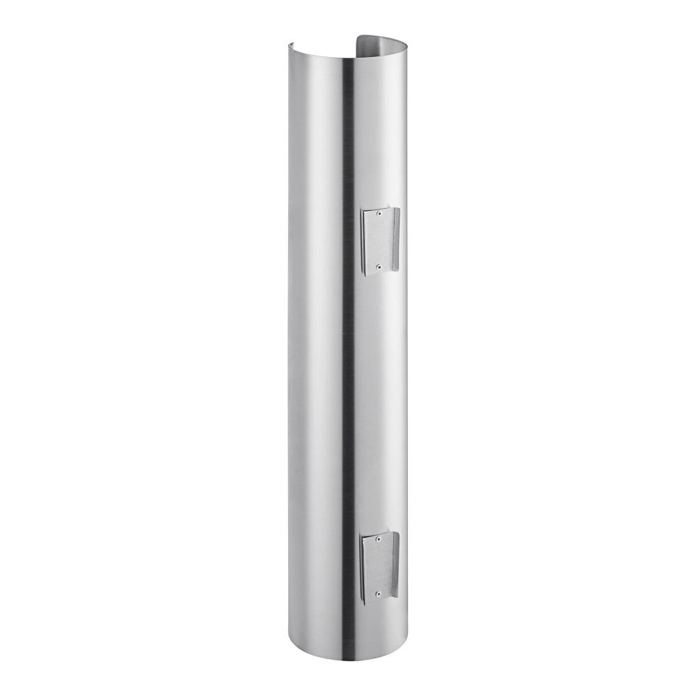 Wall-Mount Stainless Steel Split Shelf 12 - 24 Oz. Lid Organizer