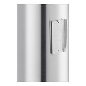 Wall-Mount Stainless Steel Split Shelf 12 - 24 Oz. Lid Organizer