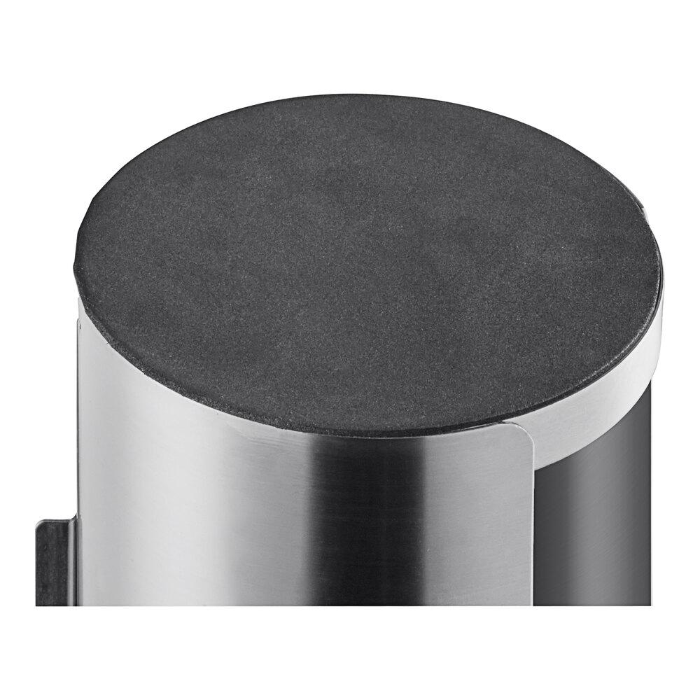 Wall-Mount Stainless Steel Split Shelf 12 - 24 Oz. Lid Organizer