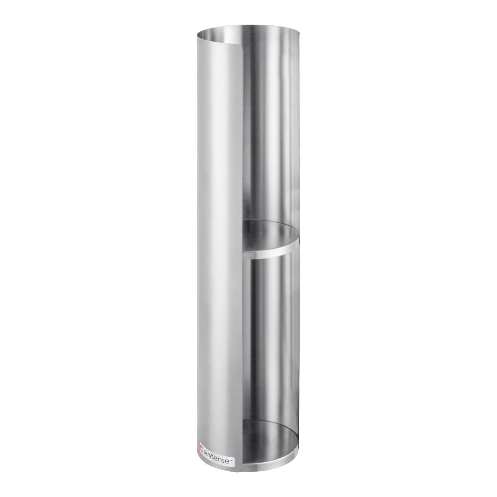 Wall-Mount Stainless Steel Split Shelf 24 - 46 oz. Lid Organizer