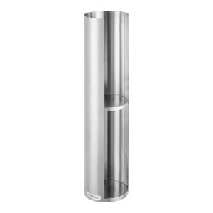 Wall-Mount Stainless Steel Split Shelf 24 - 46 oz. Lid Organizer