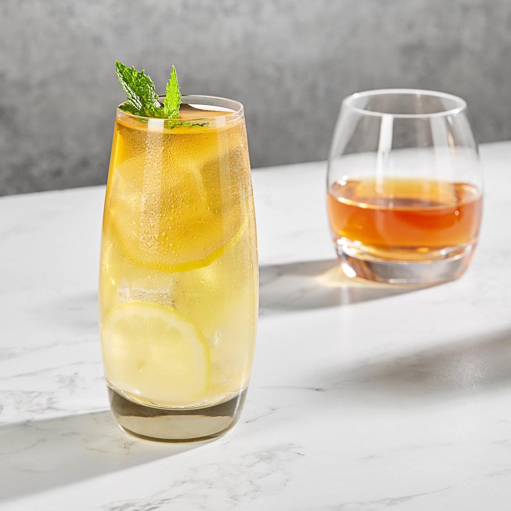 Della Luce Avalon 14 oz. Beverage Glass - 6/Pack