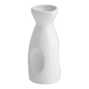 Acopa 10 Oz. Bright White Sake Bottle - 12/Pack