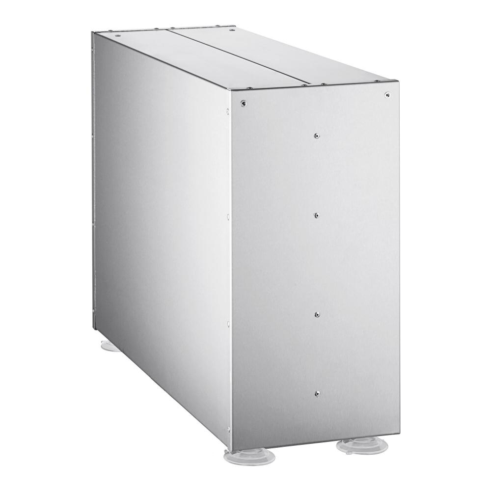 Stainless Steel Countertop 8-44 Oz. Cup Dispenser Cabinet - 2 Slots