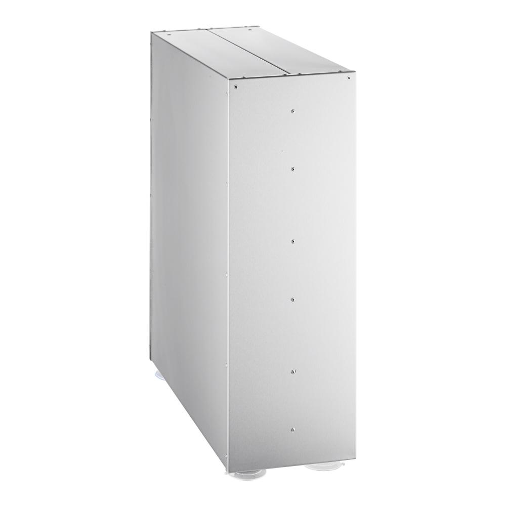Stainless Steel Countertop 8-44 oz. Cup Dispenser Cabinet - 3 Slots