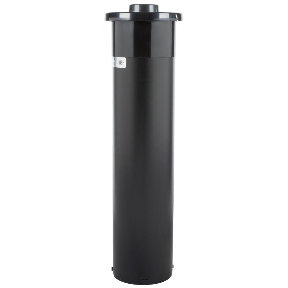 EZ-Fit In-Counter 8 - 46 oz. Cup Dispenser with White Gasket - 23 1/4" Long