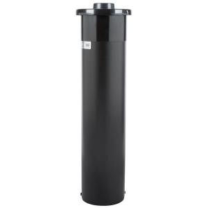 EZ-Fit In-Counter 8 - 46 oz. Cup Dispenser with White Gasket - 23 1/4" Long