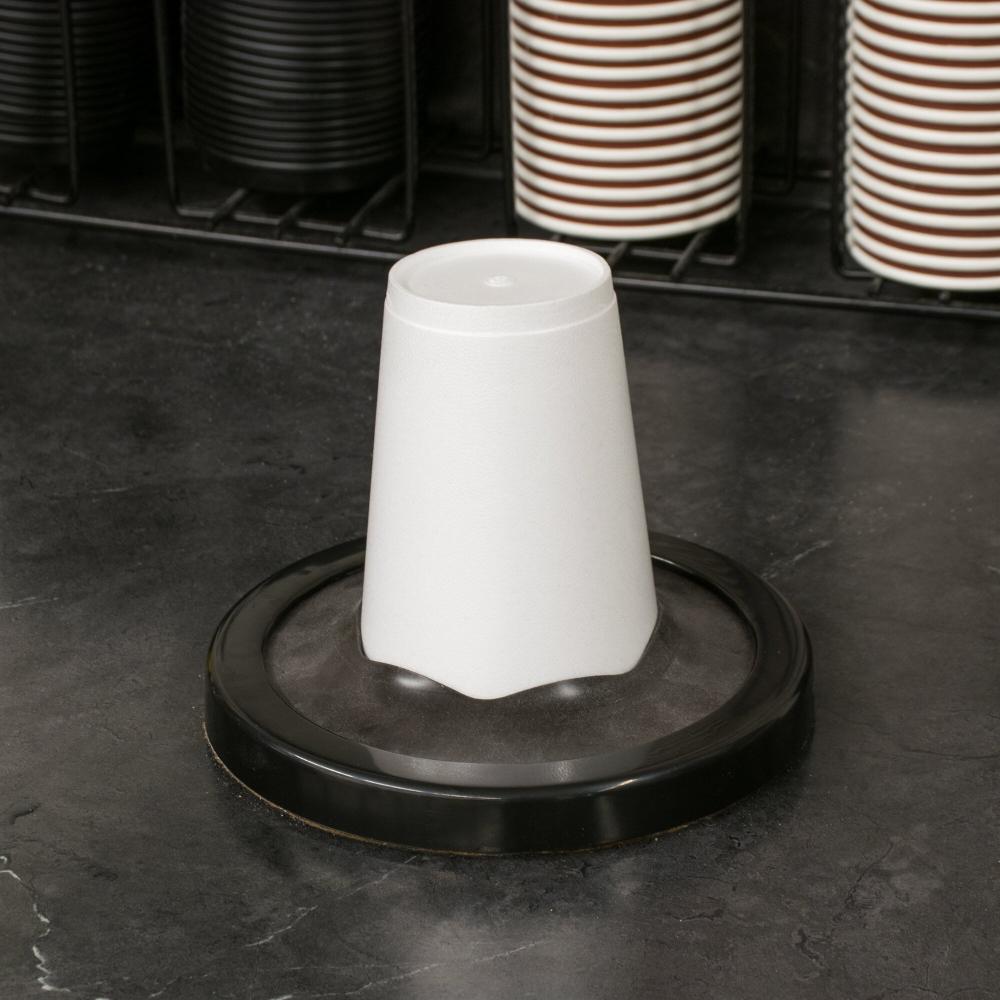 EZ-Fit® In-Counter 8 - 46 Oz. Cup Dispenser with Black Gasket - 23 1/4" Long
