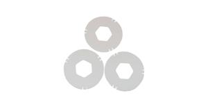 White Small / Medium Replacement Gaskets for Euro EZ-Fit® C2410 Cup Dispenser - 3 Gasket Pack