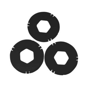 Black Small Replacement Gasket for Euro EZ-Fit® C2410 Cup Dispenser - 3/Pack Gasket Set