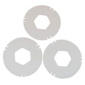  White Extra Large Replacement Gasket for Euro EZ-Fit C2410 Cup Dispenser - 3/Pack Gasket Set