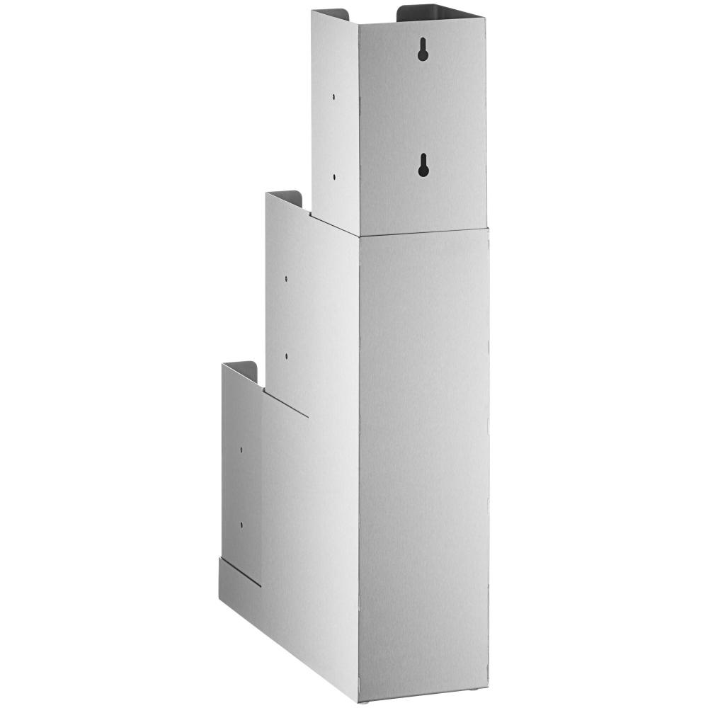 ServSense Stainless Steel 3-Tier Cup / Lid Organizer