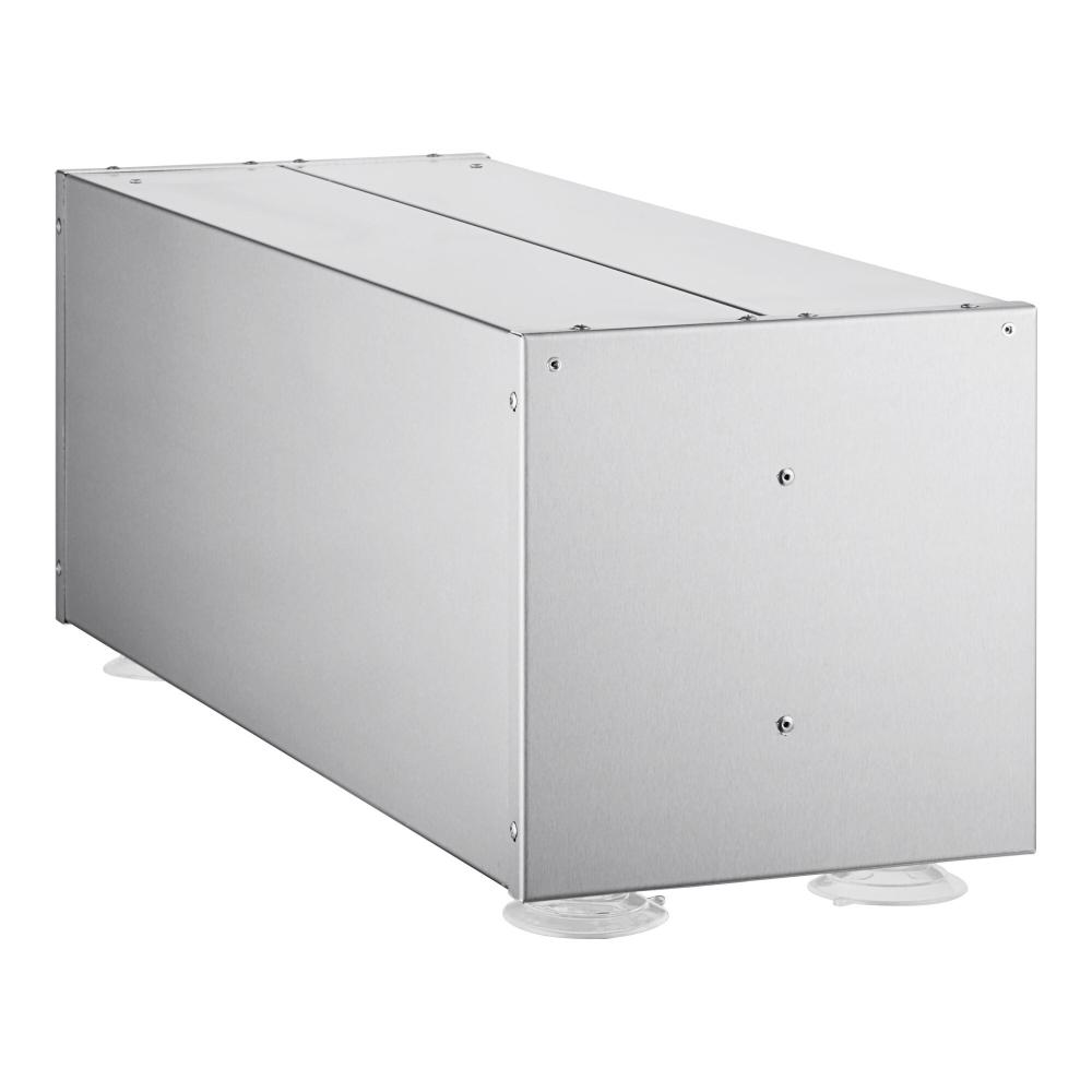  Stainless Steel Countertop 8-44 Oz. Cup Dispenser Cabinet - 1 Slot