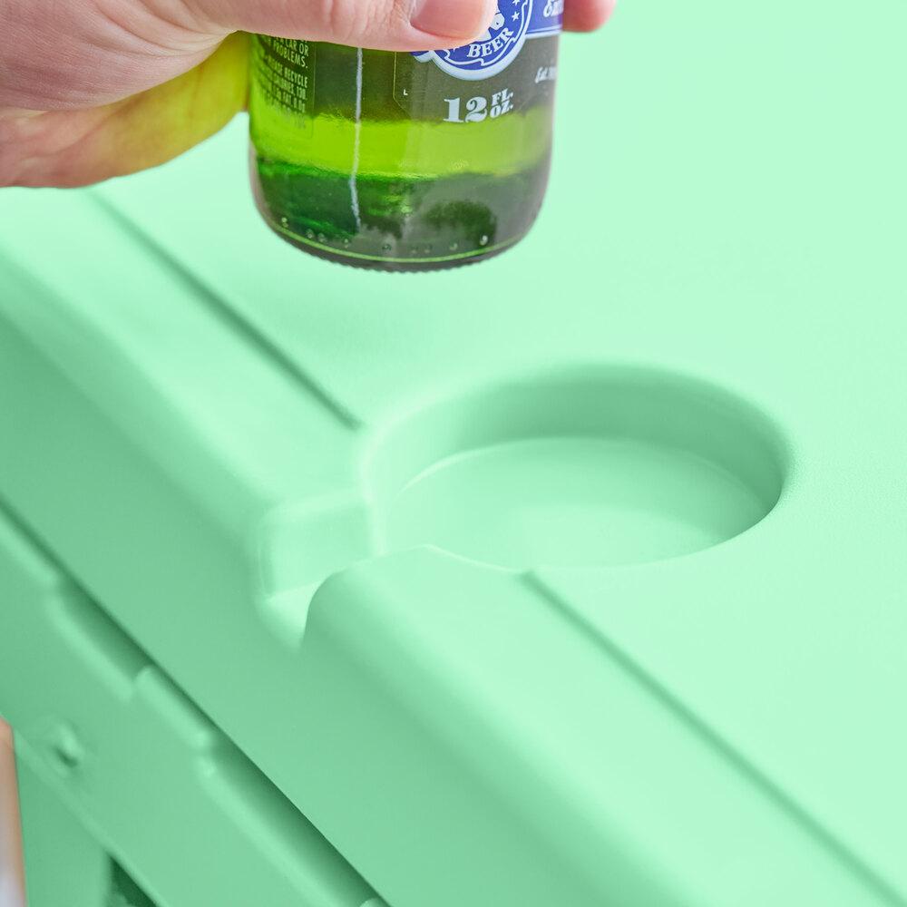 CaterGator CG170SF Seafoam 170 Qt. Rotomolded Outdoor Cooler / Ice Chest