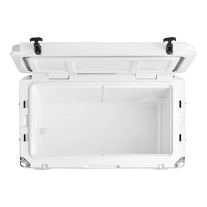 65 Qt. Mobile Rotomolded Outdoor Cooler Ice Chest - WHITE