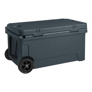 65 Qt. Mobile Rotomolded Outdoor Cooler Ice Chest - CHARCOAL 