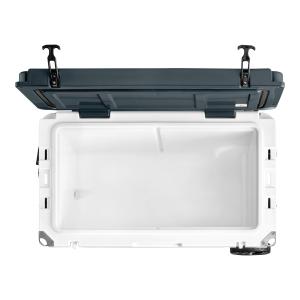  65 Qt. Mobile Rotomolded Outdoor Cooler / Ice Chest -  PANDA (White w/Black Accents)