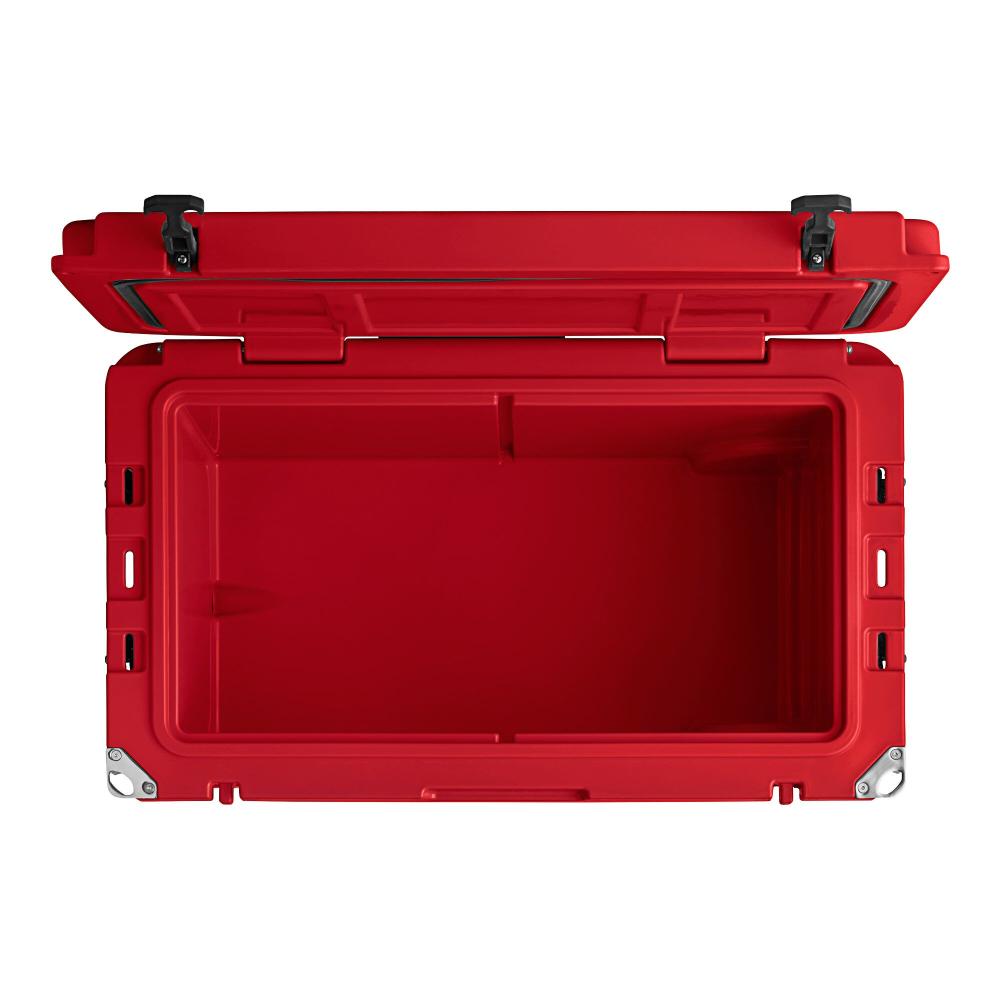 65 Qt. Mobile Rotomolded Outdoor Cooler Ice Chest - RED