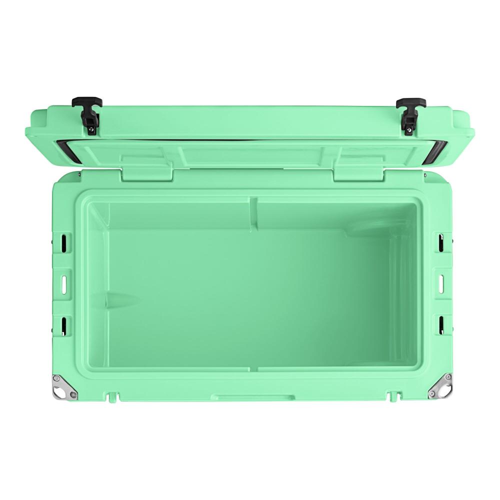 65 Qt. Mobile Rotomolded Outdoor Cooler Ice Chest - SEAFOAM