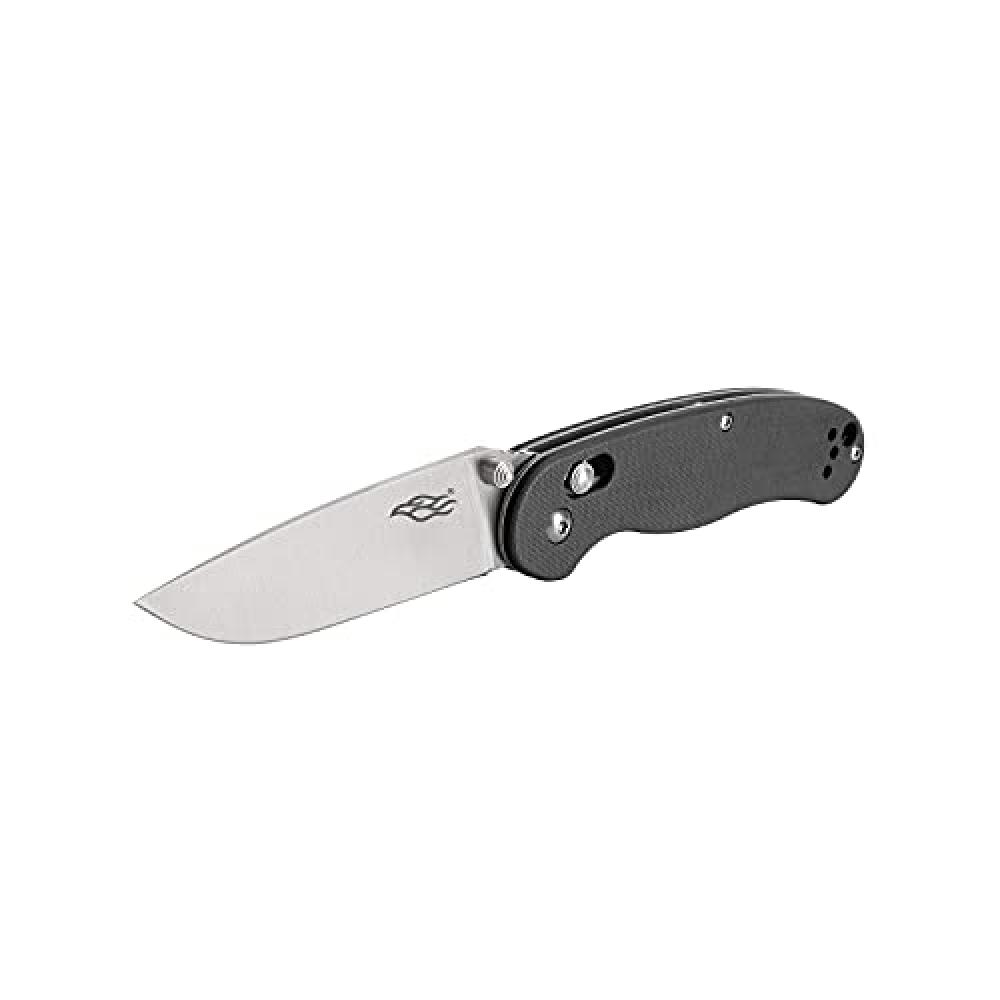 Firebird Folding Pocket Knife FB727S Carbon Fiber Handle w/Clip 440C Stainless Steel Blade - Gray